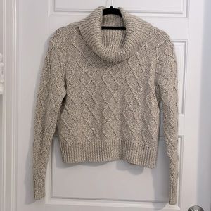 Forever 21 (Medium) Beige/Cream Knitted Sweater